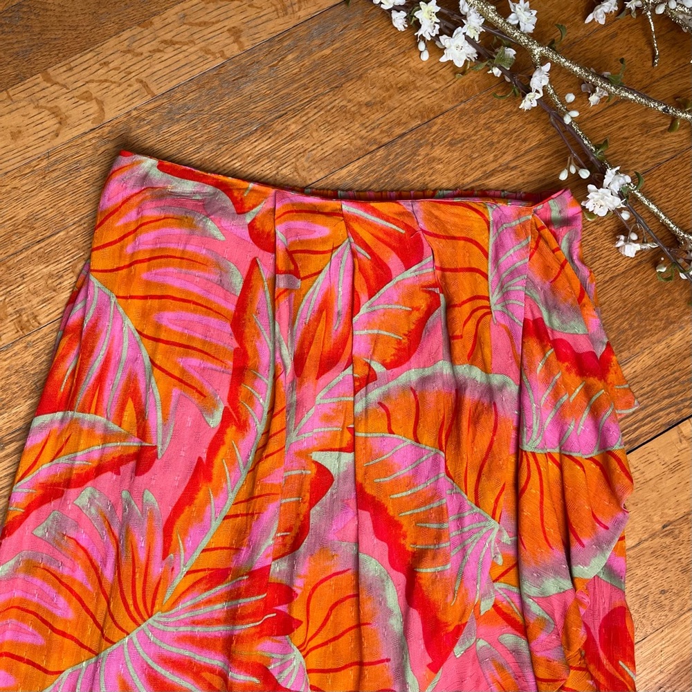 CYNTHIA ROWLEY High Low Ruffle Skirt - Picture 6 of 12